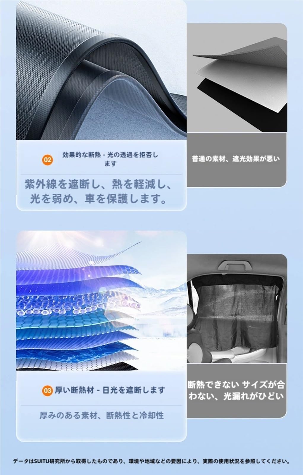 Amazon.co.jp: ボルボV60 2012~2018モデル専用 車用サンシェード磁石式